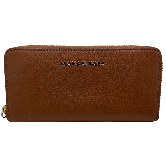 MICHAEL KORS Brown Zip Around Wallet - Picture 10 of 10